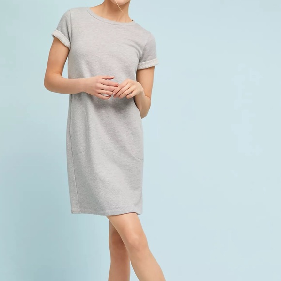 Anthropologie Dresses & Skirts - Anthropologie Cloth & Stone Gray Sweater Dress